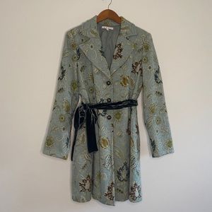 CAbi Guinevere Jacobean Tapestry Brocade Coat